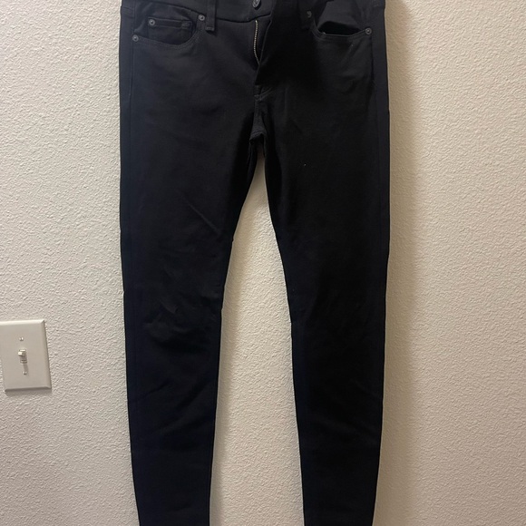 7 For All Mankind Women's Black Skinny Pants - Picture 1 of 4